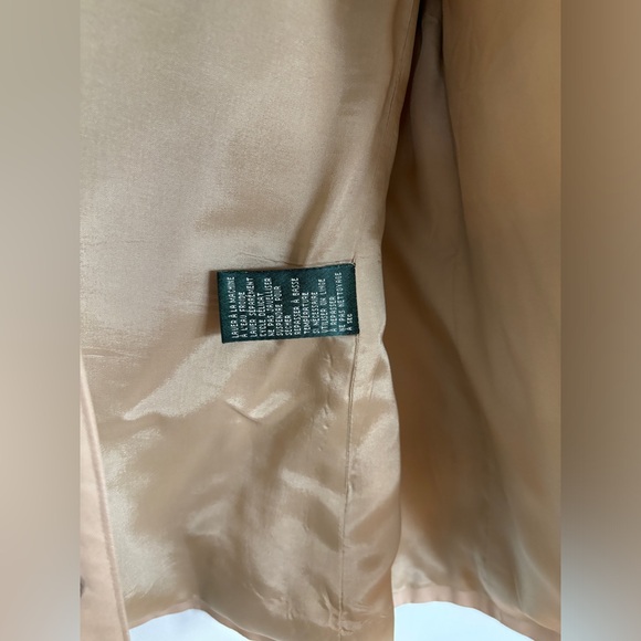 Vintage Ralph Lauren Beige Snap Button Jacket Medium - Picture 10 of 11
